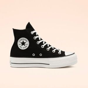 Canvas Platform Chuck Taylor All Star Black